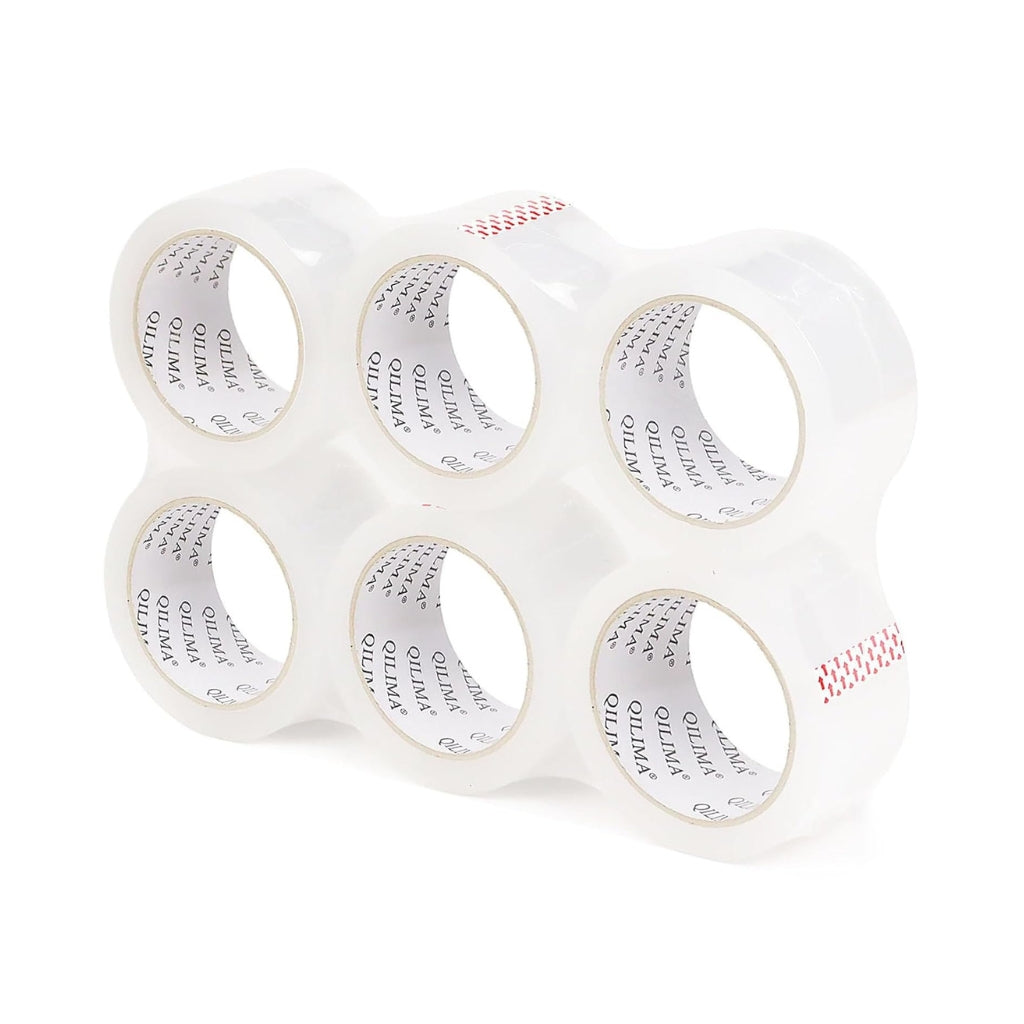 Clear Packing Tape 48 mm x 66 m, 6 Rolls
