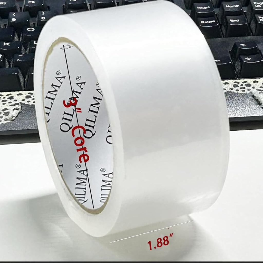 Clear Packing Tape 48 mm x 66 m, 6 Rolls