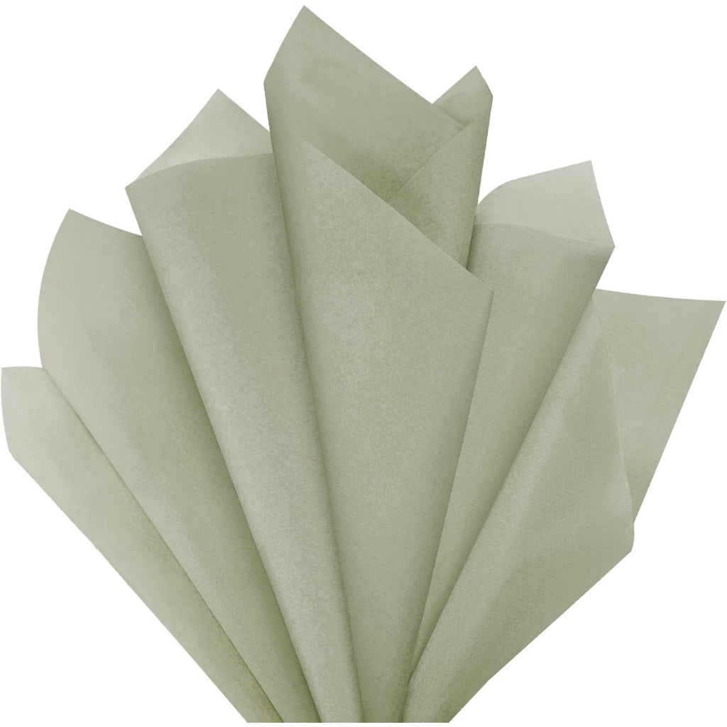 Sage Green Tissue Paper Sheets 50.8 cm × 35.56 cm, 120 Pack